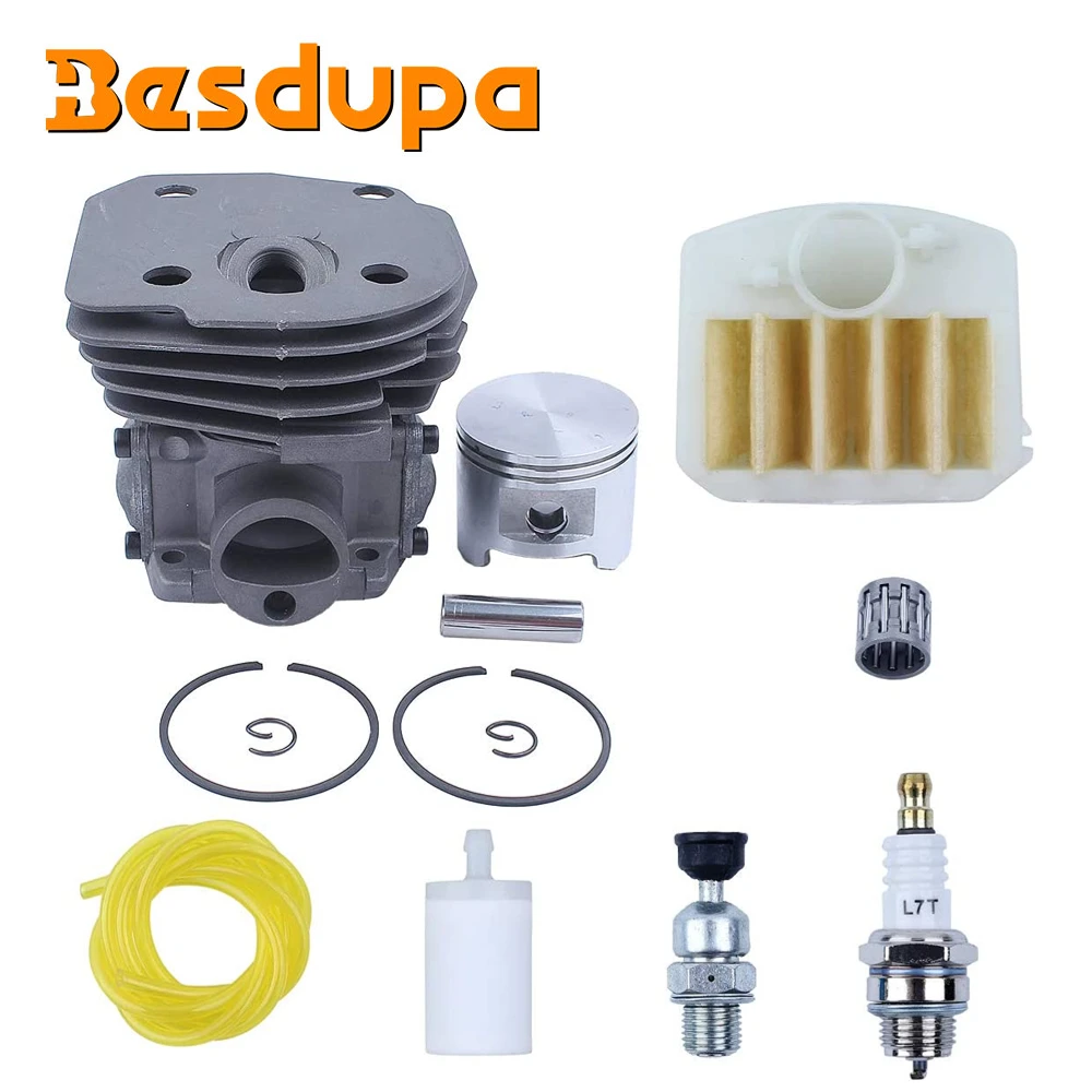 45mm Cylinder Head Piston Air Filter Switch Engine Kit Fit Husqvarna 353 351 350 - $130.03