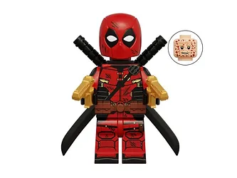 Ktoys Deadpool 3 Marvel Movie Golden Guns Collectible Minifigure - $9.80 CAD