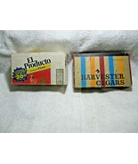 2 Vintage Collectible Cigar Boxes HARVESTER &amp; EL PRODUCTO Display,Storag... - £15.59 GBP