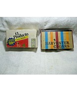 2 Vintage Collectible Cigar Boxes HARVESTER &amp; EL PRODUCTO Display,Storag... - $19.95