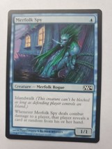 MTG Magic The Gathering Card Merfolk Spy Creature Merfolk Rogue Blue M14 - £5.99 GBP