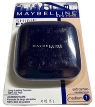 1- Maybelline SHINE FREE MATTE FINISH Pressed Powder #140 SOFT CAMEO New... - $39.59