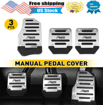 Universal Non-Slip Automatic Gas Brake Foot Pedal Pad Cover Car Accessories PVC - £13.36 GBP
