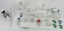 Schott Duran Glass Lab QVF Duran BORO3.3 Glass Funnel Beaker Stop Assort... - $98.99