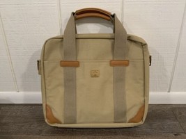 Vintage Carry On Bag Briefcase Small Overnighter Heavy Canvas 12.5” Hilton NOS! - £23.15 GBP