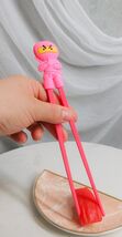 Japanese Pink Ninja Reusable Training Chopsticks Set With Silicone Guide... - $11.49