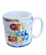 VTG 1989 Flowers Inc. Balloons Bogart,GA “Get Well Soon” Coffee Cup Mug ... - £10.87 GBP