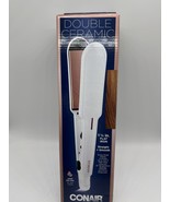 Conair Double Ceramic 1.5″ Flat Iron Hair Straightener  White Style Volu... - €12,05 EUR