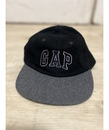 Gap Adjustable Black Spell Out Vtg Hat Wool NOS NWT  - $39.60