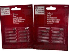 Home Accents Holiday Mini Lights / Fuses Fuses Clear 2.5V #228 651 2pack - £6.11 GBP