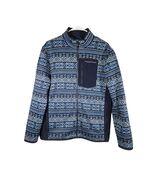 Vineyard Vines Fair Isle Full Zip Women's Fleece Jacket Size Small Blue - €42,61 EUR
