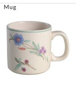 4 Oneida Ava Coffee Mugs Cups Flowers Floral 3.5&quot; 12 oz. Discontinued  - $16.82