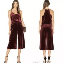 1.STATE $119 The Nomad Deep Red Velvet Romper Strapless XS - $36.24