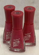 3 Sally Hansen Insta-Dri Nail Color Polish 303 Flashy Fuchsia 0.31oz - $24.03 CAD