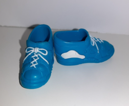 Barbie Ken K Blue High Top Tennis Shoes White Detail FUN - $7.92