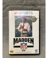Madden NFL &#39;94 Sega Genesis 1993 GAME AND CASE KG - $29.88 CAD
