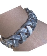 Vintage Signed Lisner Silver Tone  Bracelet 7” - €30,17 EUR