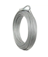 EVERBILT 3/16 in. x 100 ft. Galvanized Uncoated Steel Wire Rope 278680 - £69.97 GBP
