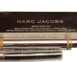Marc Jacobs Brow Wow Duo Brow Powder Pencil &amp; Tinted Gel + 1 REFILL [02 ... - £33.50 GBP