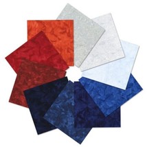 Jelly Roll Artisan Batik Prisma Dye Independence Palette Roll-Up Precuts M526.32 - £31.67 GBP