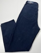 Hollister California Pants Womens Size 1S Dark Blue Corduroy Stretch Mom W25 L25 - £11.75 GBP