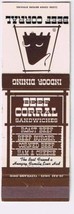 Matchbook Cover Beef Corral Sandwiches Cleveland OH - $0.67