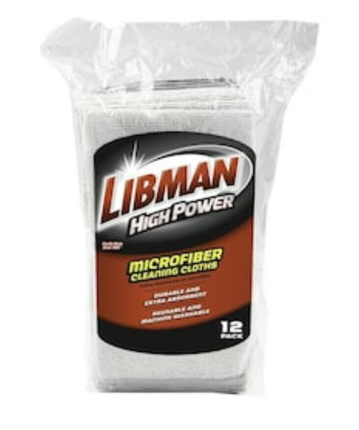 Libman High Power Microfiber Cleaning Cloths, (12 Pack) - $15.79