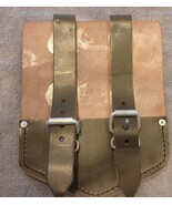 NOS 1967 WEST GERMAN ARMY MILITARY ENTRENCHING TOOL LEATHER COVER POST W... - $44.58 CAD