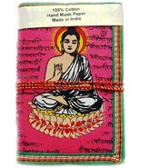Handmade Paper Lokta Paper Eco Friendly Paper Diary Pink Buddha The God ... - $11.70