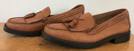 Bass Weejuns Marietta II Moc Toe Tassel Nubuck Leather Loafers Shoes 6.5... - £62.84 GBP