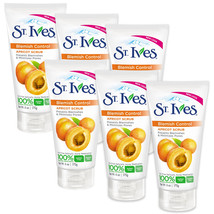 6-St. Ives Apricot Scrub Blemish &amp; Blackhead Control  Oily / Acne Prone Skin 6oz - £39.90 GBP