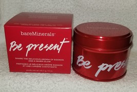 BareMinerals Bare Escentuals SPICED EGGNOG Candle Holiday Tin 5 oz/141.7... - $19.00