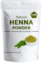 Natural Henna Powder Hair Dye, Chemical- Metal free Rajasthani Mehndi, 8 oz. - £7.03 GBP+
