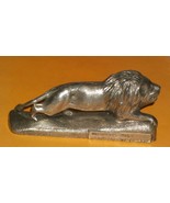 1926 CAST POT METAL LIONS CLUB MUSKOGEE OKLAHOMA DEPRESSION PAPERWEIGHT ... - $167.37