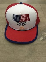 Vintage 1980 USA LOS ANGELES Olympics Mcdonalds Rope Trucker Hat Snapback - $28.00