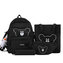 5pcs/Set cute school bags for girls bookbag shoulder bag pencil bag set canvas y - £39.04 GBP