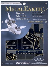 Metal Earth SPACE SHUTTLE ENDEAVOUR 3D Puzzle Micro Puzzle - $9.89