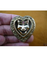 (BR-200) Theater mask face pink bindi heart lover pin pendant - £19.99 GBP