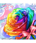 Rainbow Single Rose Clip Art - €2,17 EUR