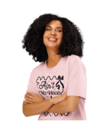 Unisex Organic Ribbed Neck T-Shirt – Ain&#39;t No Hood Like Motherhood (Cott... - $54.99