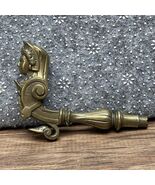 Antique Bronze Hook Screw In Ornate Decorative Unique Detail LG JD - €25,50 EUR