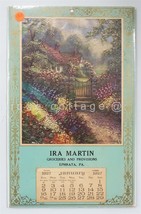 1927 antique IRA MARTIN GROCERIES PROVISIONS EPHRATA PA CALENDAR garden ... - £68.31 GBP