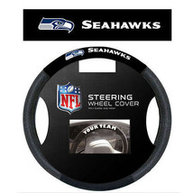 Seattle Seahawks Steering Wheel Cover Mesh Style CO - £32.37 GBP