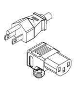 6 ft. BlueDiamond NA Horizontal Up Powercord - Black - $11.87 CAD