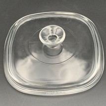 PYREX Corning Glass Lid A9C A-9-C Clear Square Casserole Replacement Lid Only - £10.79 GBP