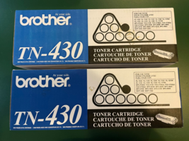 2-Pack Genuine Brother TN430 Black Standard Capacity Toner Cartridges NE... - $888.57 MXN