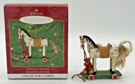 2000 Hallmark A Pony for Christmas Ornament SKU U17 - £7.98 GBP