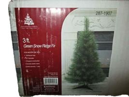 36&quot; Snow Ridge Fir Green Christmas Tree - £44.13 GBP
