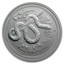 2013 Australien 50 Cent Serie II Lunar Jahr Von The Snake 14.8ml Silber ... - €54,44 EUR