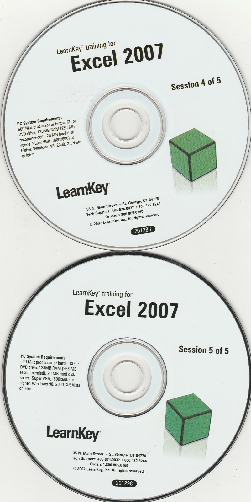 LearnKey Microsoft Excel 2007 5 Disc CD-Rom Set Item image 5